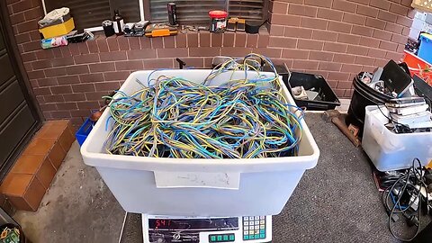 Stripping copper wire for value epic fail