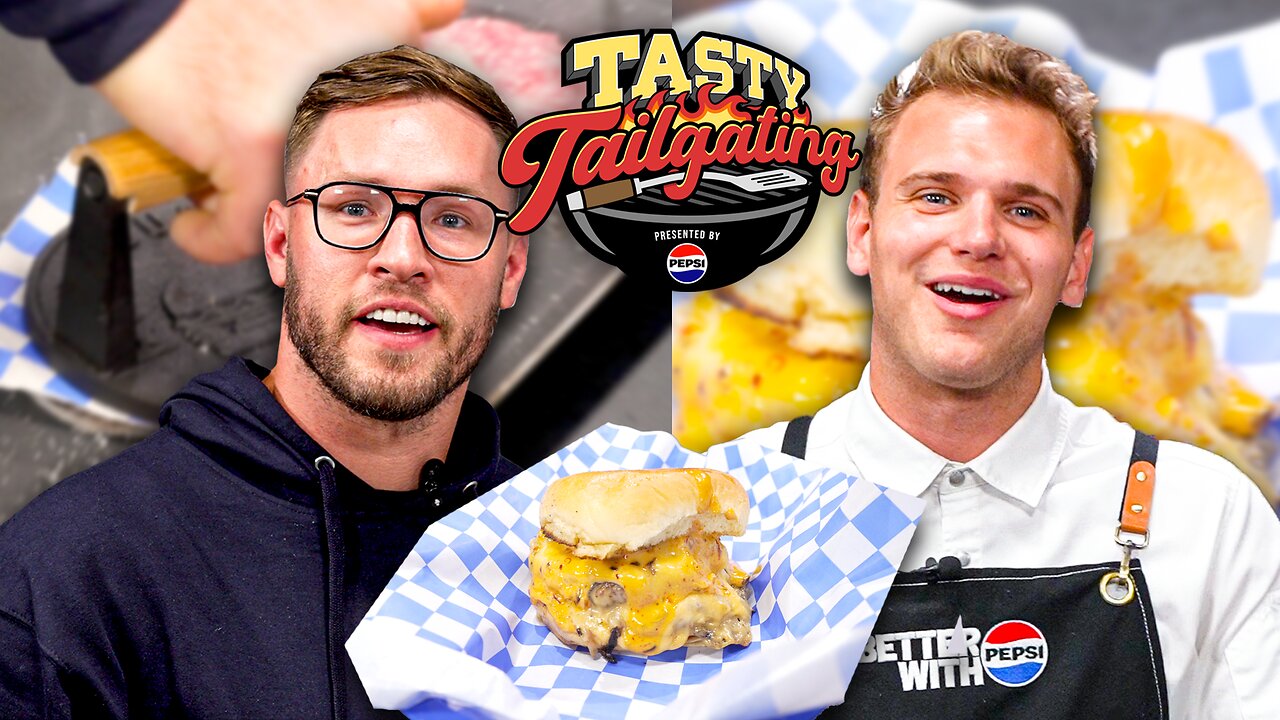 Grilling Will Compton's SIGNATURE Smash Burger Recipe | Pepsi Tasty Tailgating Ep. 2