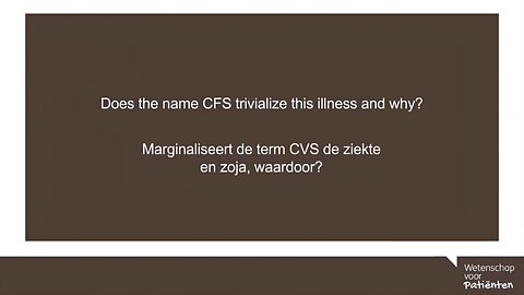 Does the name CFS trivialize this illness and why? - Leonard Jason (Psychologist)