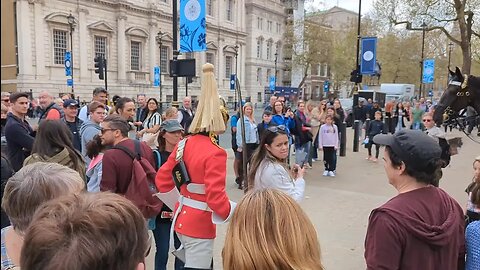 Kings guard shouts make way for the Kings guard MAKE WAY #horseguardsparade