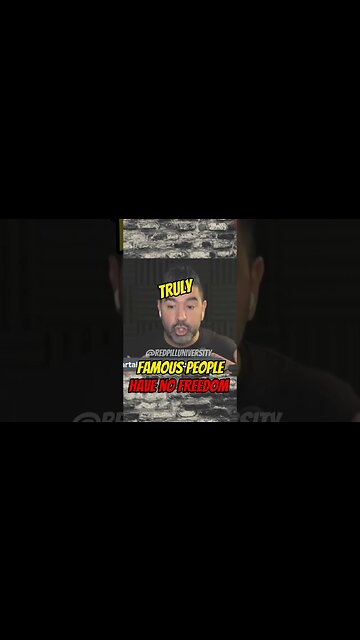 Famous People Have No Freedom @MichaelSartain