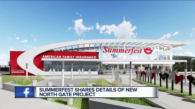 New north gate, community plaza to be built at Summerfest grounds