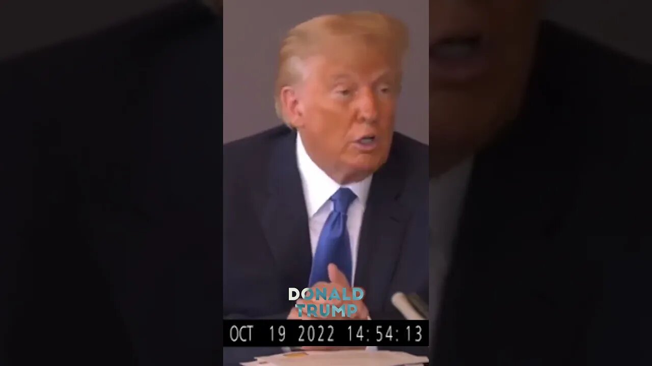 Donald Trump, Deposition In Lawsuit Made Public (Oct 19 2022)