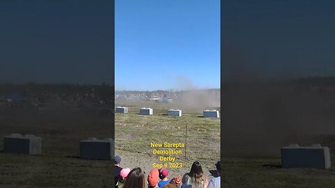 Cars Wrecking In A Small Town #demolition #derby