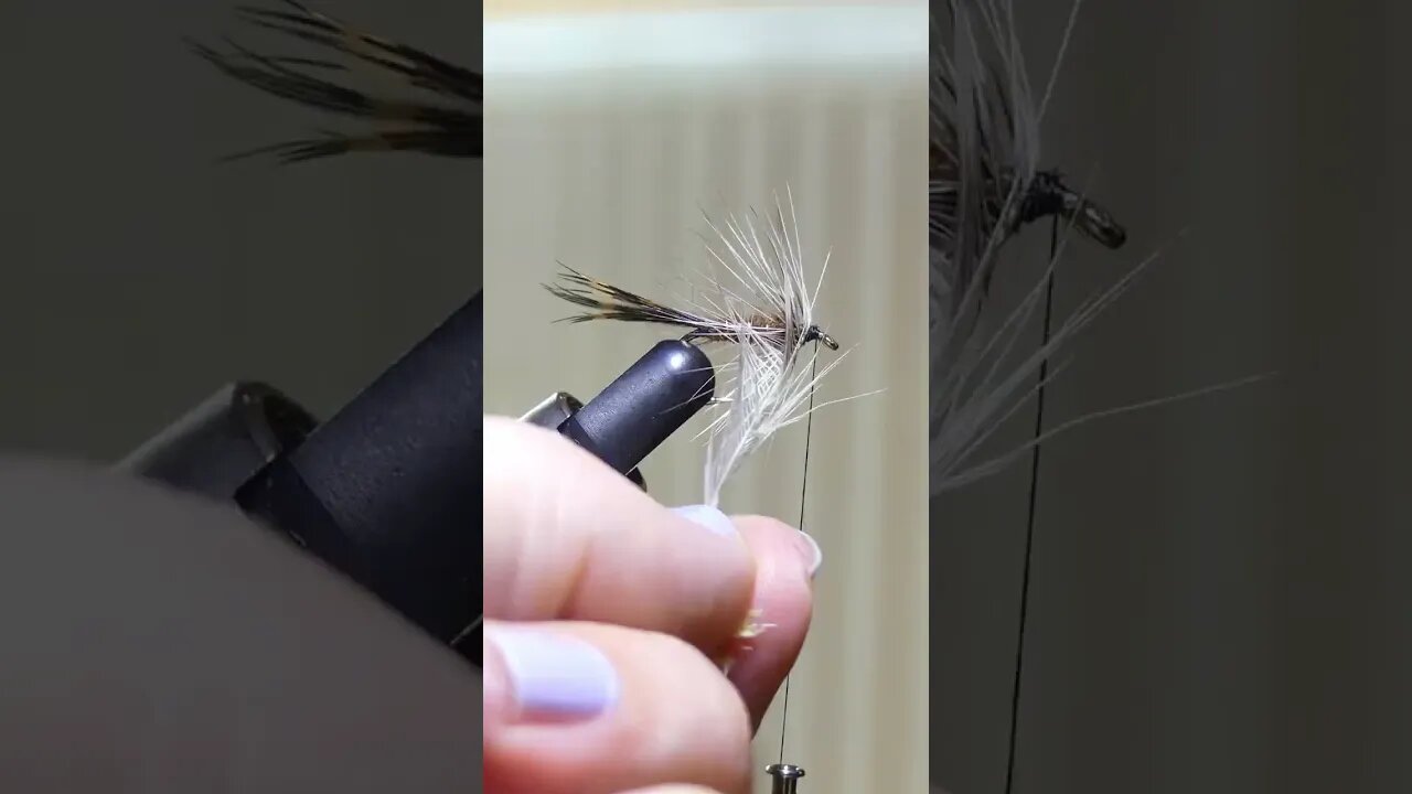 Fast fly tying, simple #shorts