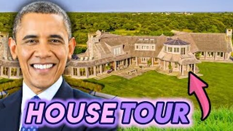 Barack Obama - House Tour - His $11.75 Million Massachusetts Mansion