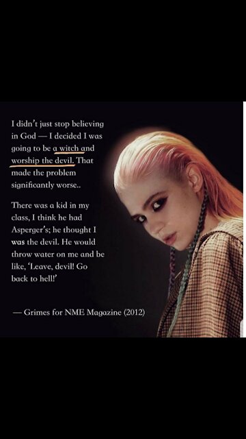 I was chosen to help in the fight against the Satanists to help us all, especially to help elon musk