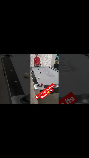 Body English at its finest 😂🎱 EXTREME STROKE ✅ #shorts #8ballpool