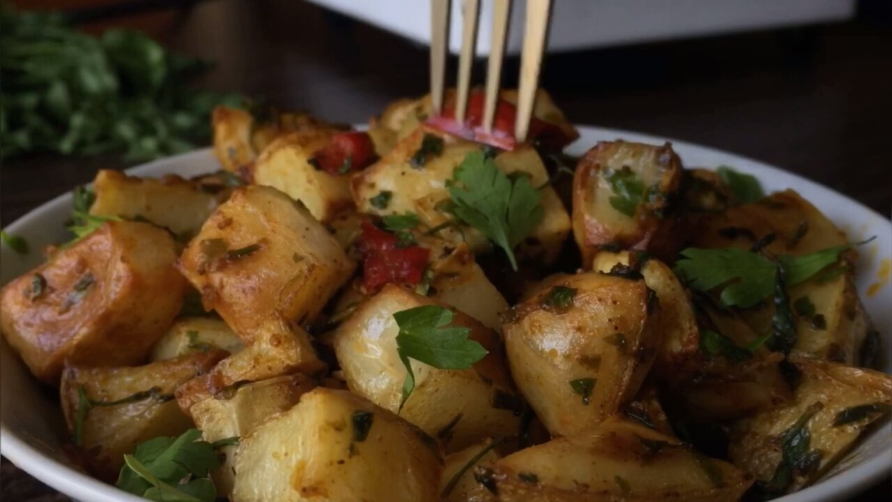 Roasted Chilli Potato Recipe