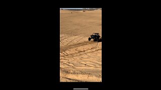 Polaris Turbo S and Honda 450L Dunes Action