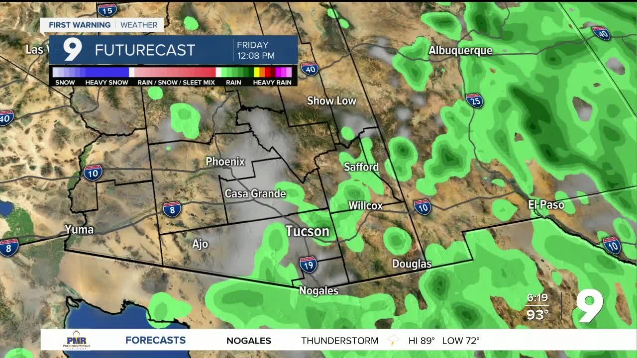 Slightly cooler temperatures arrive for the end of the week