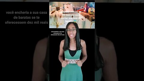 Empresa paga 10 mil reais pra você encher sua casa de baratas 😱 #viral #foryou