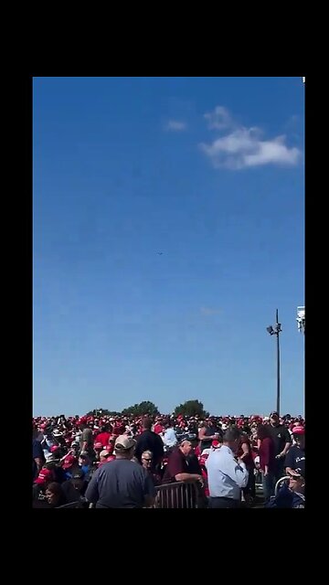 Counter drones spotted at Trump’s rally in Butler, Pennsylvania.
