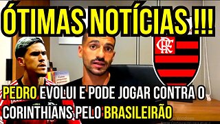 ÓTIMAS NOTÍCIAS!!! PEDRO RECUPERADO DA LESÃO? JOGA NO BRASILEIRÃO? - É TRETA!!! NOTÍCIAS DO FLAMENGO