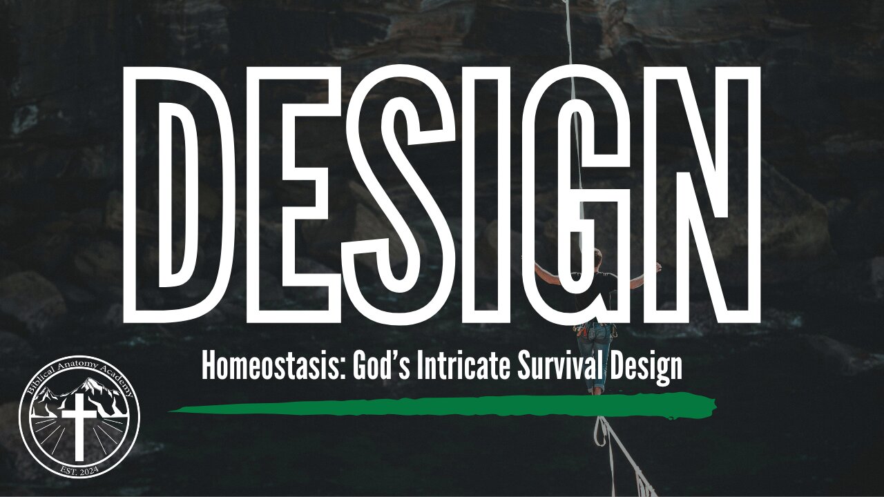 Homeostasis God’s Intricate Survival Design