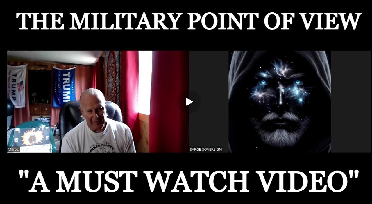 The Military Point Of View With Martin Brodel & Sagre > "A MUST WATCH VIDEO"