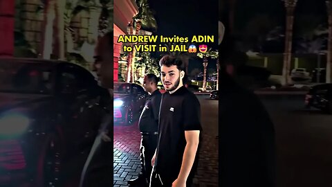 Adin Ross Gets An Invite To Vist Him In Jail ❤️