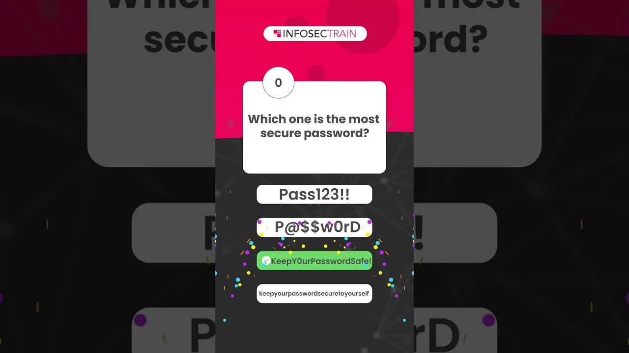 Which one is the most secure password?