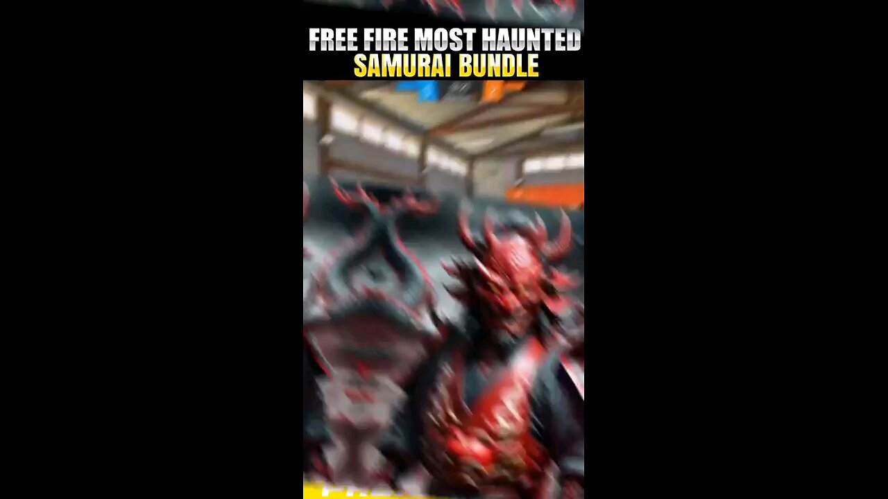 Free fire most Haunted samurai bundle