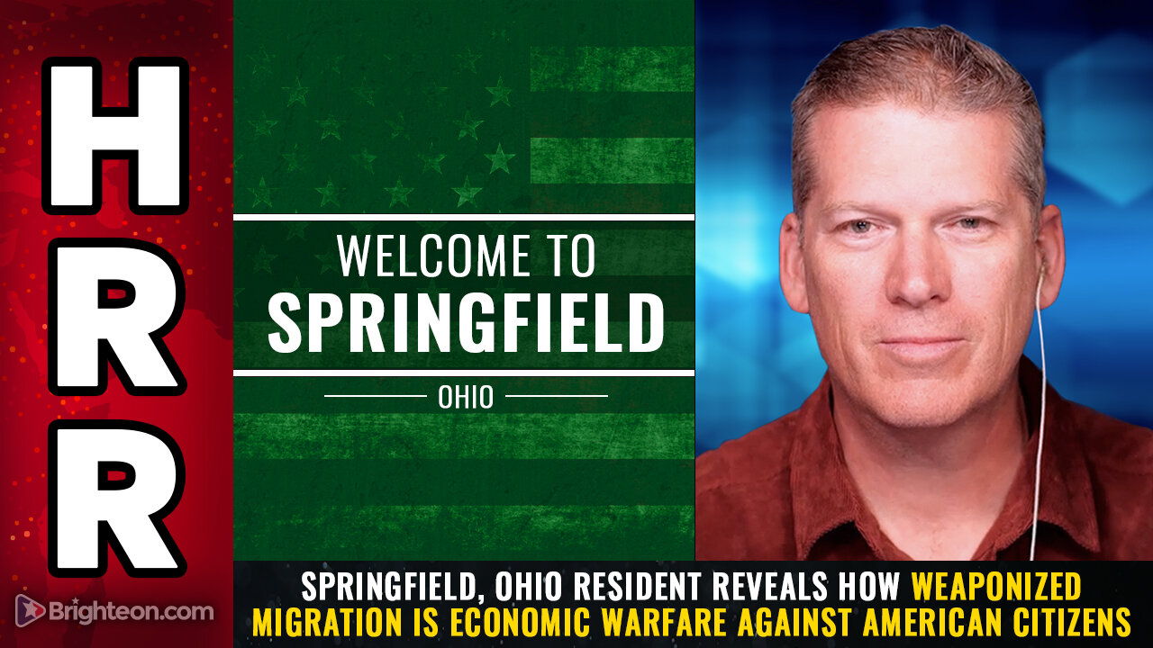 Springfield, Ohio resident reveals how weaponized migration is ECONOMIC WARFARE...