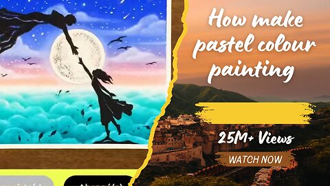 how to draw pastel colours painting #drawing #art