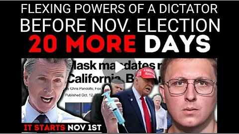 Globalist Stooge Gov. Newsom Flexing Dictator Powers Prior to Nov. Election