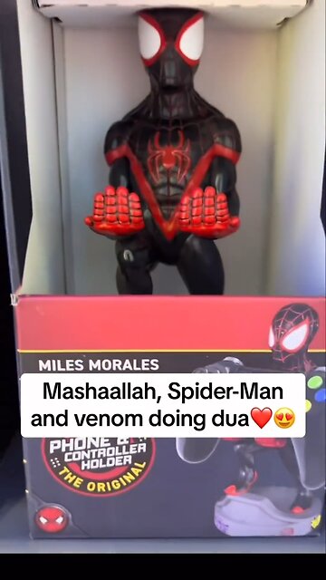 Spider man & venom giving Dua