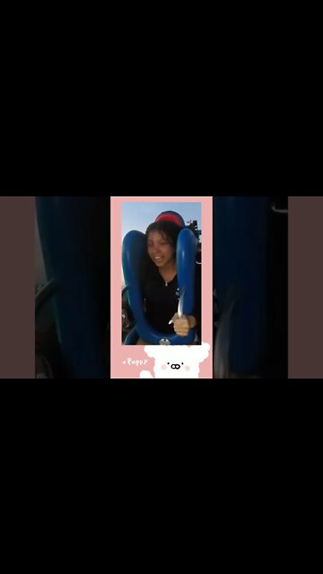 slingshot ride girl falls out / slingshot rider girl part 19 #shorts