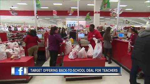 Target offering teachers 15% off school supplies