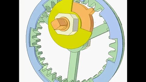 2945 Transmission with teeth uncompleted gears 9