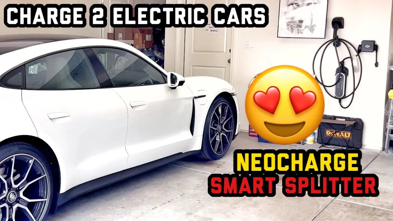 Dual EV Charging Solution: Porsche Taycan NeoCharge 240V Splitter 🚗✨ 【Taycan4】