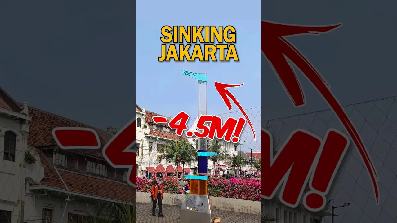 Ooh no! Jakarta is sinking!