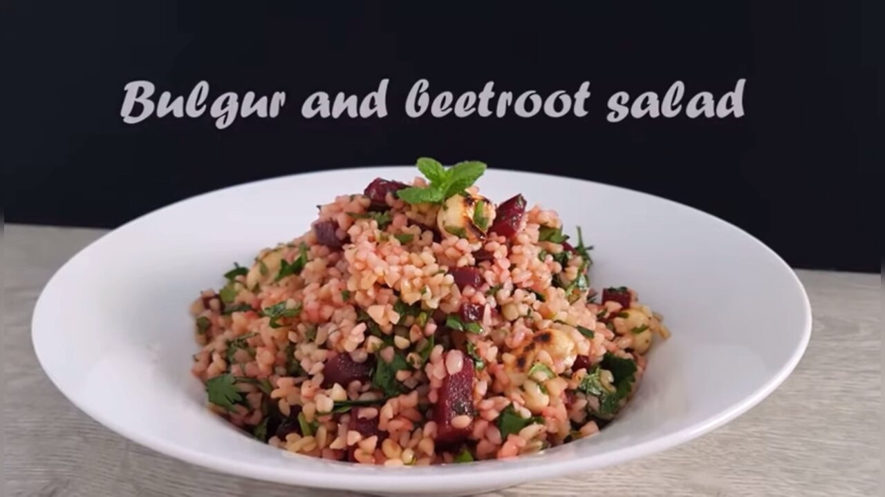 Bulgur and Beetroot Salad