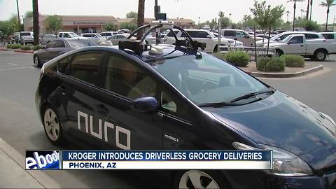 Kroger introduces driverless grocery delivery service