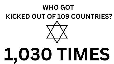 Who got Kicked Out of 109 Countries 1,030 Times?