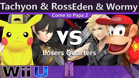 Tachyon & DMG.Ross vs. Eden & Wormynugget - Wii U Doubles Losers Quarters - CTP2