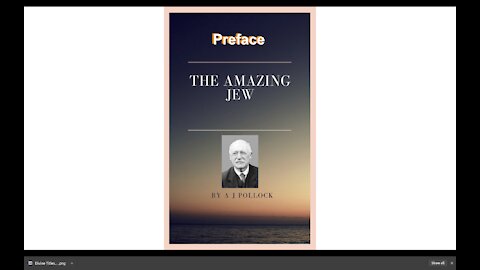 The Amazing Jew Preface