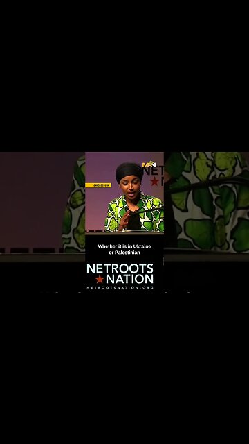 Ilhan Omar on Western policy towards Ukraine in comparison to Palestine