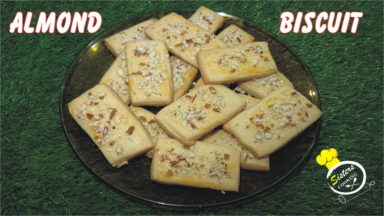 Almond Biscuit Recipe | Without Oven Biscuit Recipe | Easy and Quick Biscuit Recipe