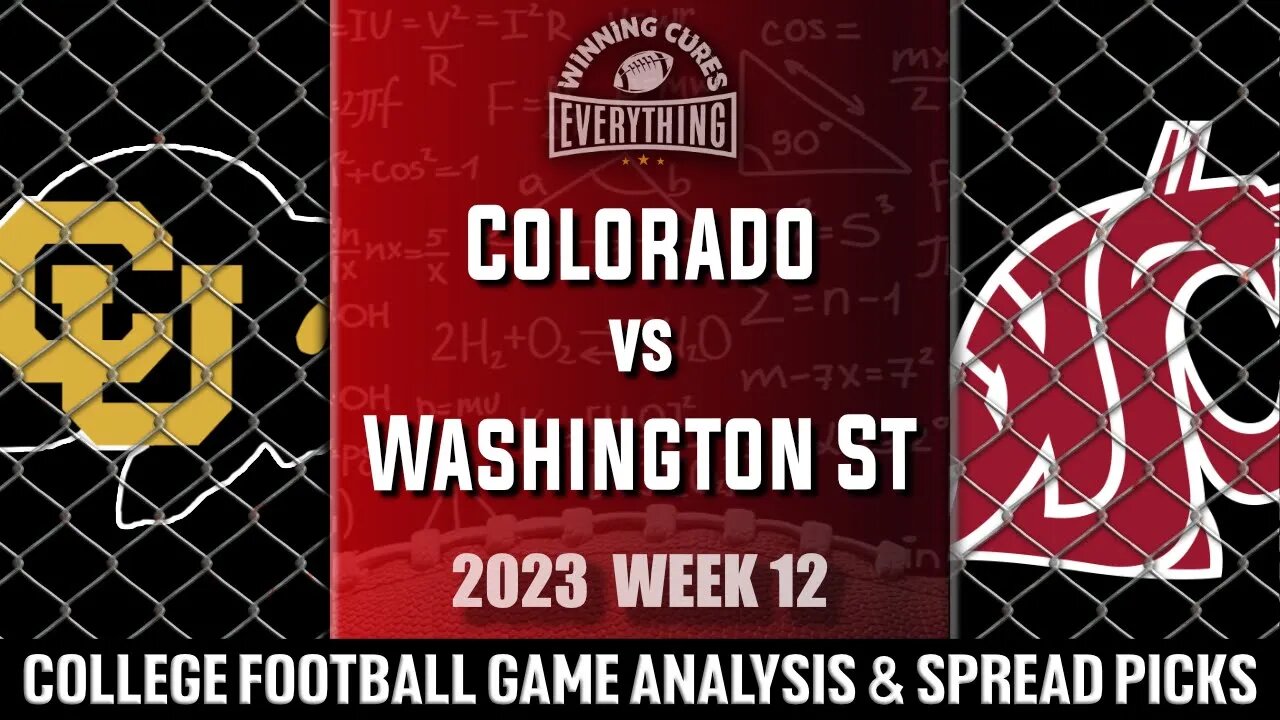 Colorado vs Washington State Picks & Prediction Against the Spread 2023 College Football Analysis