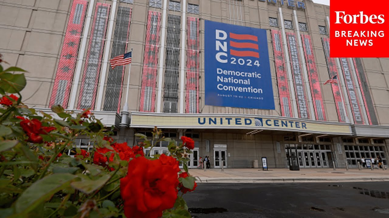 Workers Prepare The United Center, In Chicago, IL, To Host The 2024 Democratic National Convention