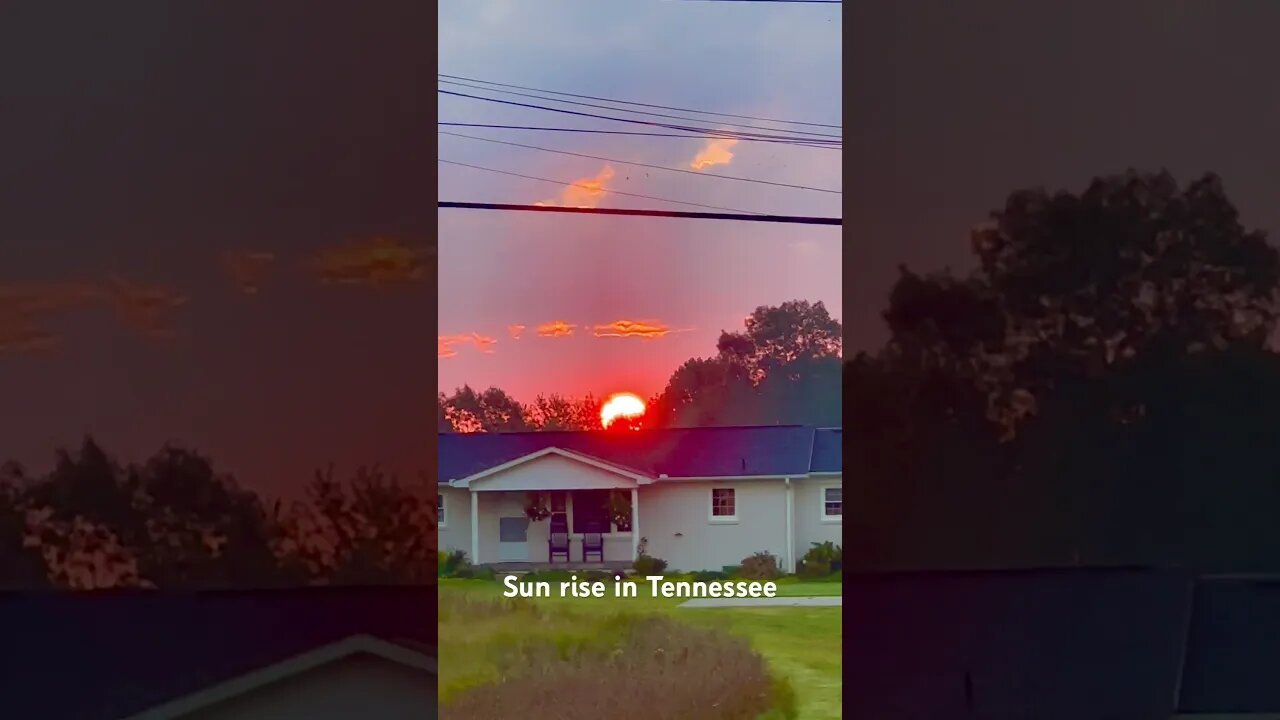 Sun rise in Tennesse #tractor #rv #boondocking #travel #1millionmileroadtrip #short #shorts