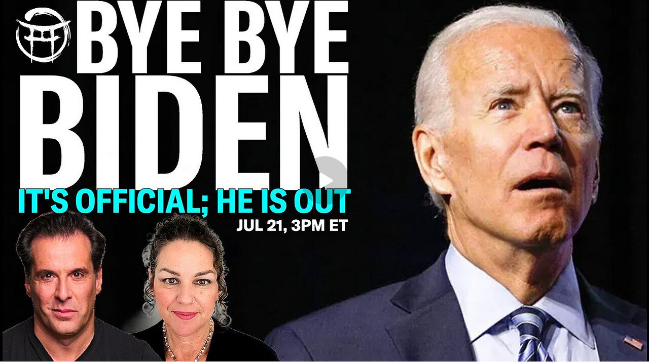 BYE BYE BIDEN, IT'S OFFICIAL, HE IS OUT ! With Janine & Jean-Claude JUL 21