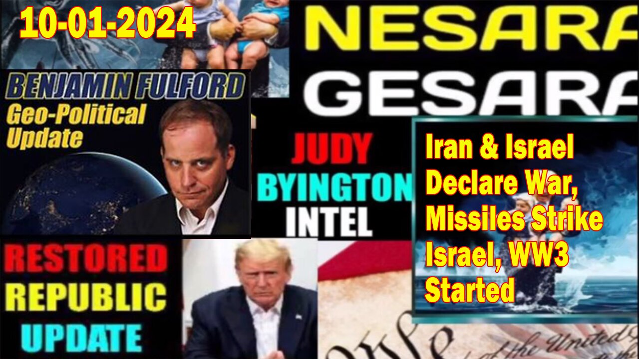 Judy Byington. Benjamin Fulford~ Situation Update Oct 1~ Trump Return- Restored Republic via a GCR