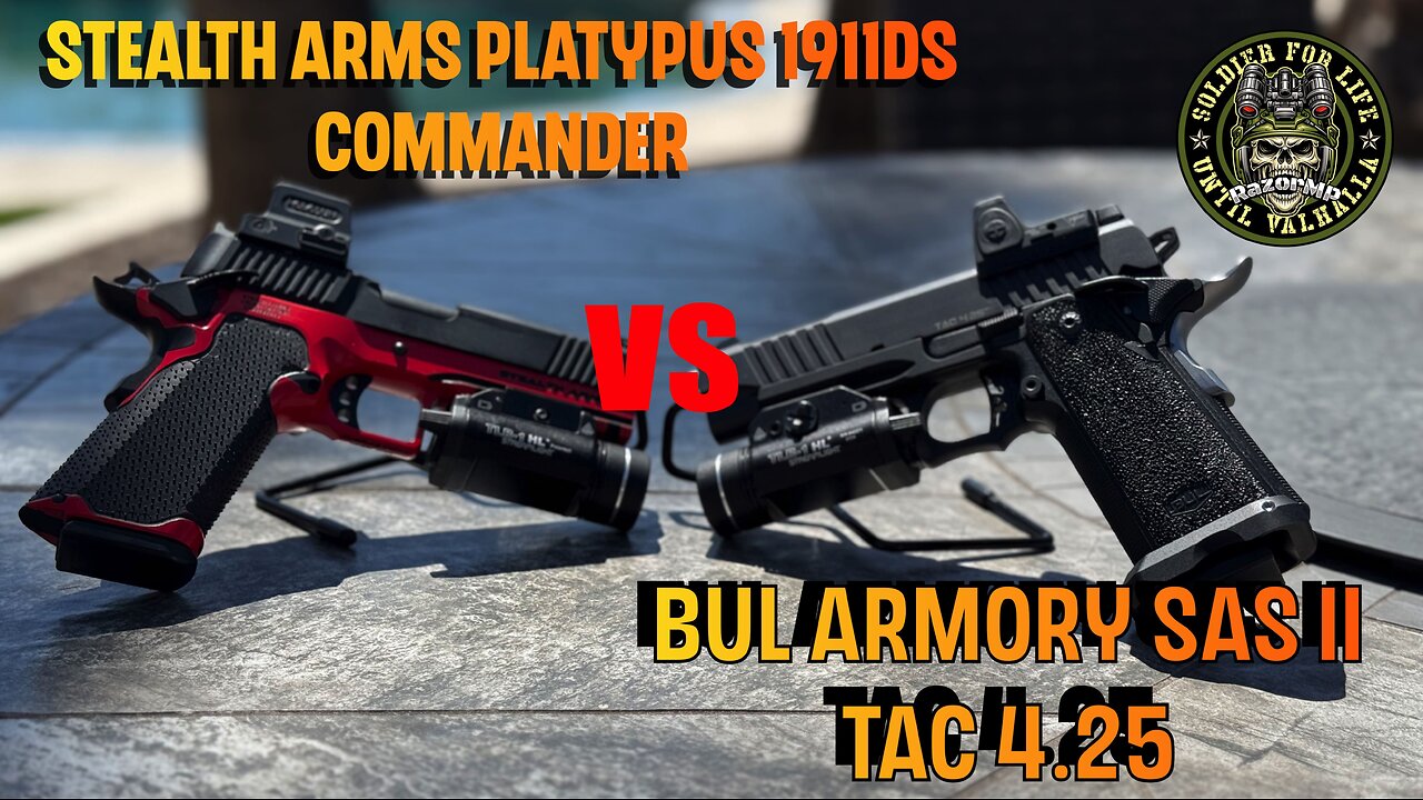 Stealth Arms Platypus vs Bul Armory SAS II Tac 4.25