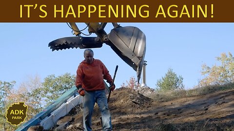 Burying the Green Roof Dome Home...AGAIN!