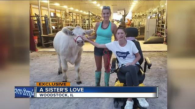 'It's amazing she's alive:' Sister of lightning strike victim auctioning off steer to raise money