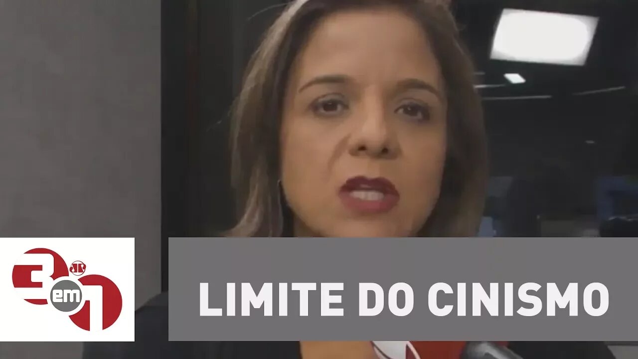 Vera: "Lula está ultrapassando um pouco o limite do cinismo"