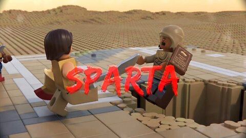 This Is Sparta!!! (LEGO CGI Animation)