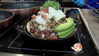 Chef Diego Bolanos from Taco Guild prepares a variety of brunch items